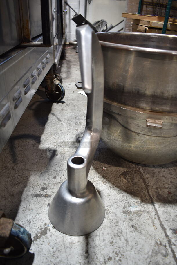 2 Items; Hobart VMLH60 Metal Mixing Bowl and Hobart VMLH40 Metal Dough Hook Attachment. 2 Times Your Bid! - Image 2 of 5