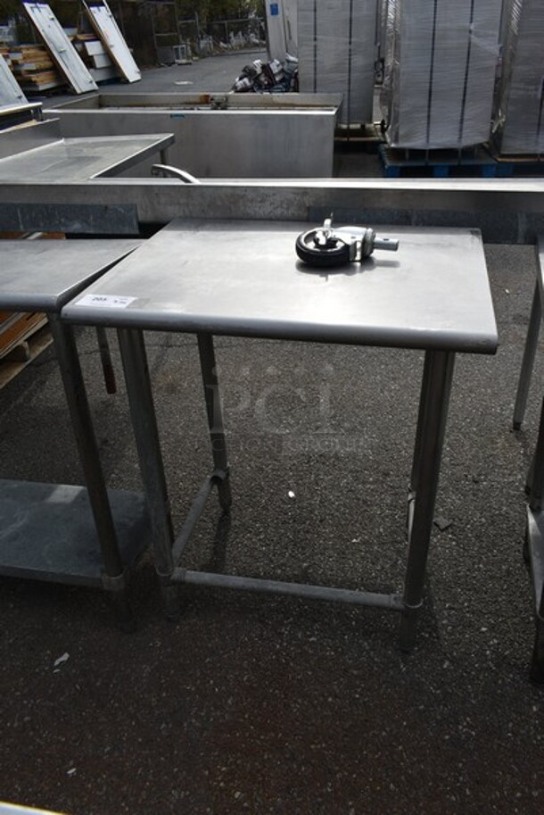 Stainless Steel Table w/ 1 Commercial Caster. - Image 1 of 3