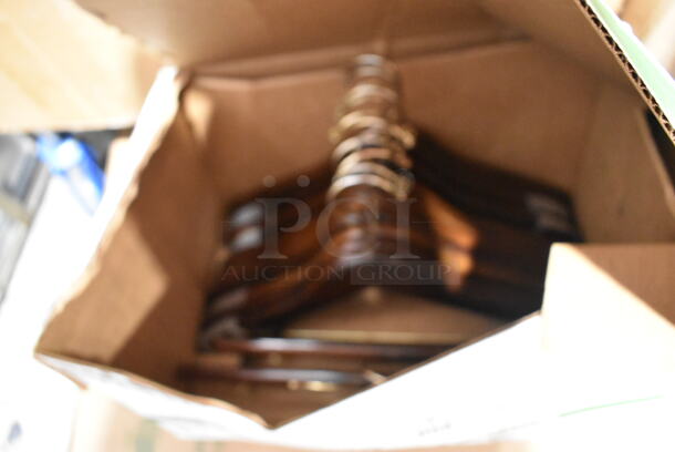 ALL ONE MONEY! Two Tier Lot of Various Items Including Metal Gravy Boats, Coffee Pitchers, Hangers - Image 9 of 10