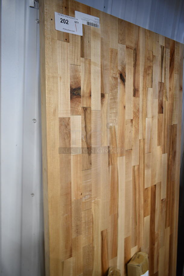 BRAND NEW SCRATCH AND DENT! Regency 600WTOB3072G 30" x 72" Wood Top Work Tabletop. No Legs.  - Image 3 of 4