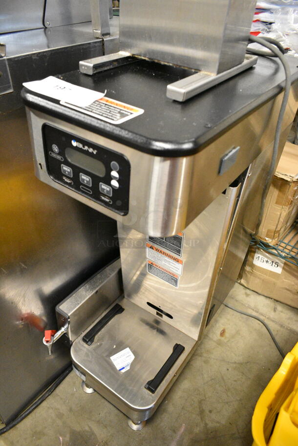 2020 Bunn ICB SH ENERGY STAR Stainless Steel Commercial Countertop Iced Tea Machine w/ Hot Water Dispenser. 120/208 Volts, 1 Phase.  - Image 2 of 6
