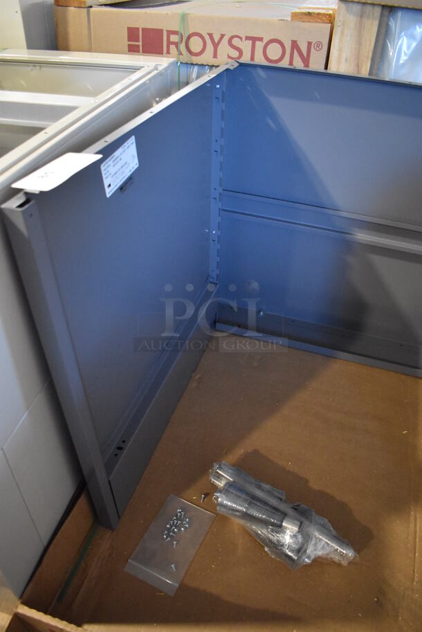 BRAND NEW! Royston 62101713-004 Gray Metal Frame for Cabinet. 30x29x27 - Image 4 of 5