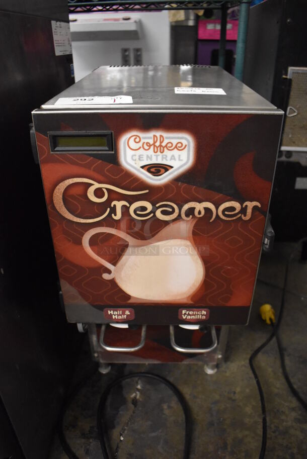 SureShot Stainless Steel Commercial Countertop Milk Dispenser. 12x22x25.5. Tested and Working!
