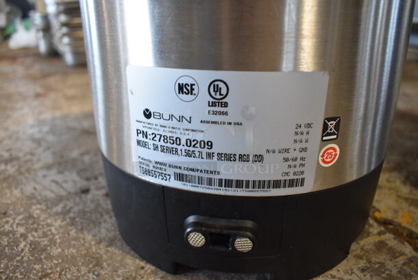 2020 Bunn SH SERVER Stainless Steel Beverage Holder Dispenser. 9x15x14.5 - Image 4 of 4