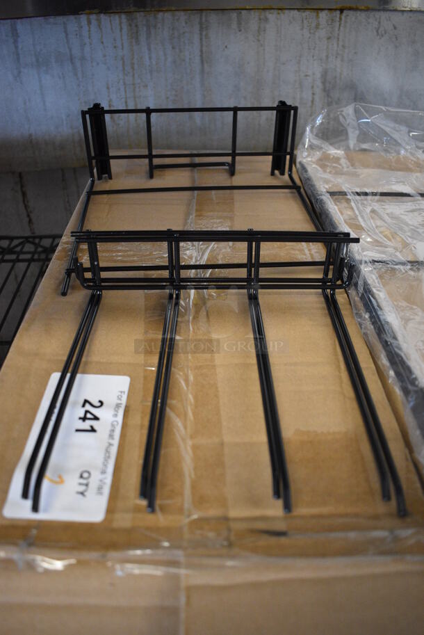 2 BRAND NEW IN BOX! Black Metal Chip Display Rack. 2 Times Your Bid! - Image 2 of 5