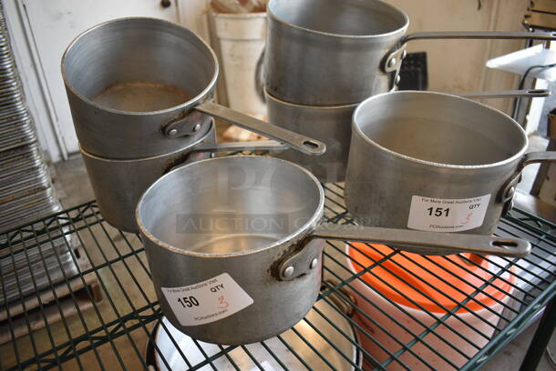 3 Metal Sauce Pots. 16x8.5x5.5. 3 Times Your Bid!