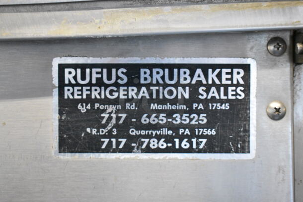 Manitowoc RF1200W Stainless Steel Commercial Ice Machine Head on Commercial Ice Bin. 220 Volts, 1 Phase. - Image 5 of 5