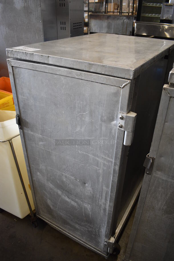 Metal Commercial Enclosed Pan Transport Rack on Commercial Casters. 19x29x44 - Image 2 of 4