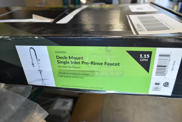 BRAND NEW SCRATCH AND DENT! Regency 600PRDX 1.15 GPM Deck-Mounted Pre-Rinse Faucet with Single Base - Image 3 of 3