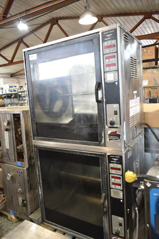 2 Henny Penny SCR-8 Stainless Steel Commercial Electric Powered Rotisserie Ovens. 208 Volts, 3 Phase. 2 Times Your Bid!