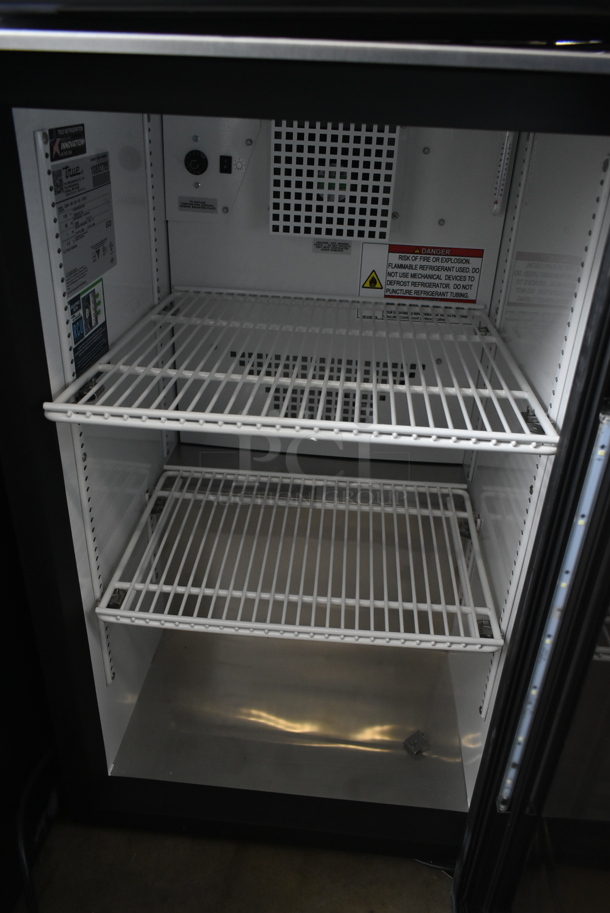 2024 True GDM-06-34-HC Metal Commercial Single Door Mini Cooler Merchandiser w/ Poly Coated Racks. 115 Volts, 1 Phase. Tested and Working! - Image 4 of 5