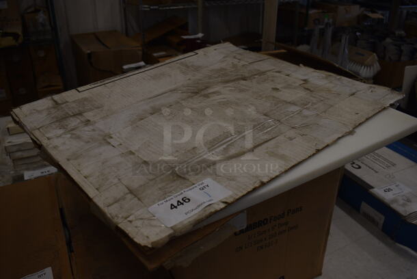 BRAND NEW! White Cutting Board. 21.5x21.5x0.5 - Image 3 of 3
