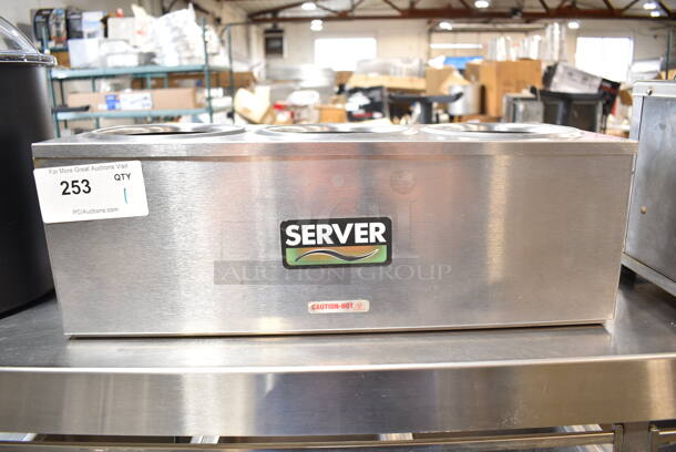 Server DI-3 Stainless Steel Warmer Frame. 120 Volts, 1 Phase. Tested and Working! - Image 1 of 5