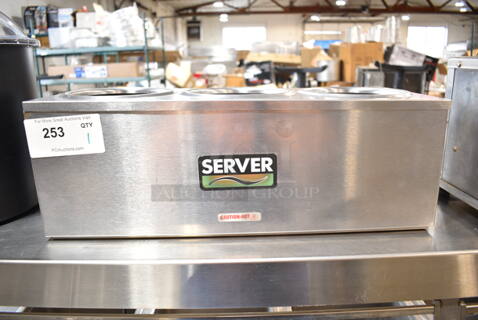 Server DI-3 Stainless Steel Warmer Frame. 120 Volts, 1 Phase. Tested and Working!