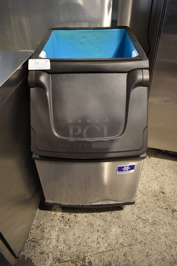 BRAND NEW SCRATCH AND DENT! Manitowoc D320 Stainless Steel Commercial Ice Bin.  - Image 1 of 7