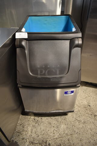 BRAND NEW SCRATCH AND DENT! Manitowoc D320 Stainless Steel Commercial Ice Bin. 