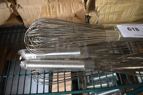 10 BRAND NEW! Update Stainless Steel Whisks. 14". 10 Times Your Bid! - Image 2 of 3
