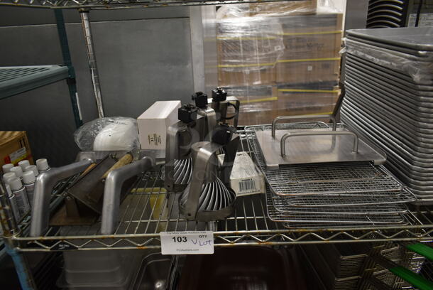 ALL ONE MONEY! Lot of Various Items Including Scrapers and Cooling Racks - Image 1 of 6
