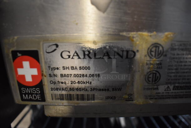 Garland SH/BA 5000 Stainless Steel Commercial Countertop Electric Powered Single Burner Range. Missing Leg. 208 Volts, 3 Phase. 15x18x8 - Image 4 of 4