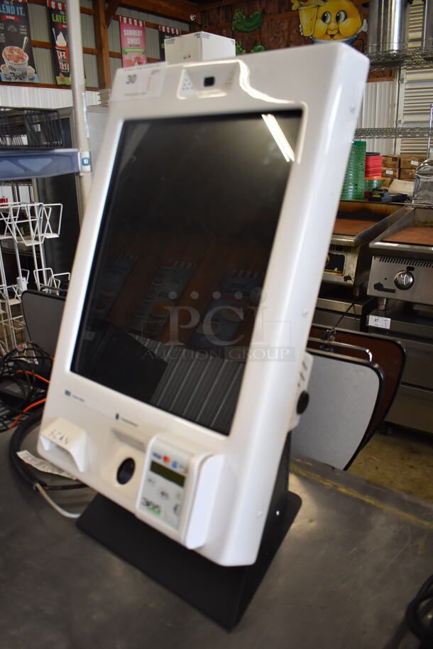 365 Retail Markets G3US / G3CA Metal Countertop Monitor w/ Credit Card Reader, Fingerprint Scanner and Barcode Scanner. 100-240 Volts, 1 Phase. 14x16x27 - Image 3 of 6