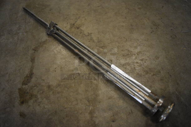 Metal Commercial Plunger for Dough Dropper. 2x2x23 - Image 2 of 3