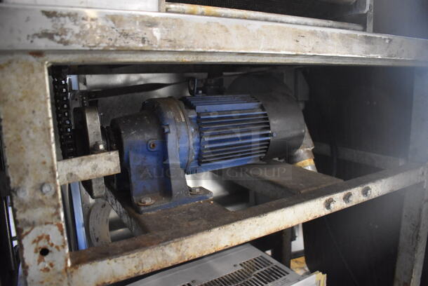 Tecnomaiz RT-100 Metal Commercial Countertop Tortilla Dough Sheeter on Metal Stand. 230 Volts, 3 Phase. 36x29x60 - Image 7 of 10