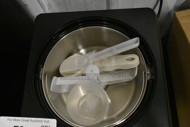 BRAND NEW SCRATCH AND DENT! Whynter ICM-201SB 2.1 Quart Countertop Automatic Ice Cream Maker. 115 Volts, 1 Phase. Tested and Working! - Image 6 of 8