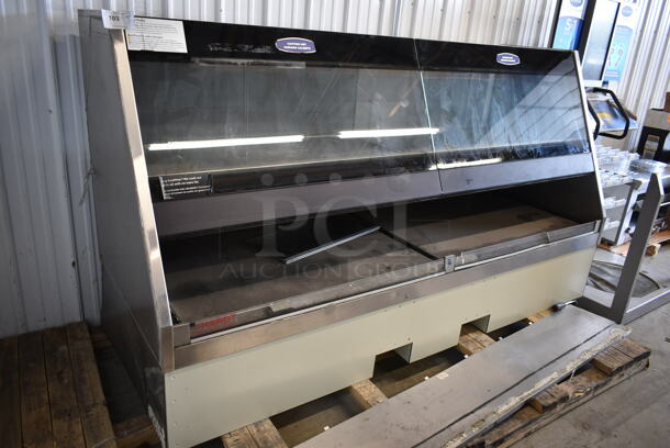 Metal Commercial Floor Style Warming Display Case Merchandiser. Cannot Test - Unit Was Previously Hardwired - Image 2 of 6
