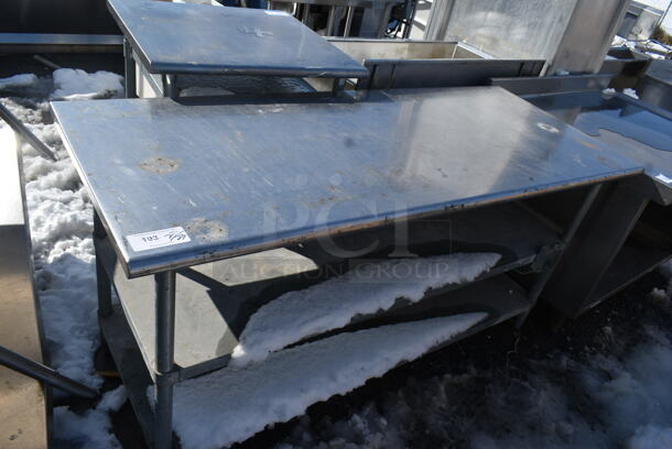 Stainless Steel Commercial Table w/ 2 Under Shelf. - Image 2 of 5
