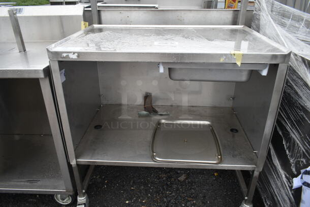 Stainless Steel Commercial Table w/ Under Shelf and Drawer on Commercial Casters.  - Image 3 of 5