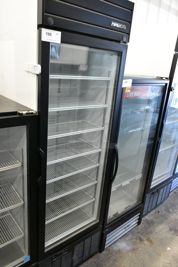 2019 Habco SE18 Metal Commercial Single Door Reach In Cooler Merchandiser w/ Poly Coated Racks. 115 Volts, 1 Phase. Tested and Working! - Image 2 of 5
