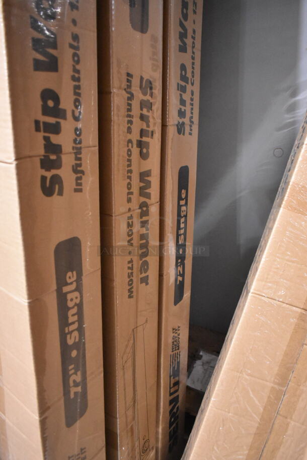 3 BRAND NEW IN BOX! ServIt 423SWI72 Stainless Steel Commercial 72" High Wattage Strip Warmer with Adjustable Infinite Controls. 120 Volts, 1 Phase. 3 Times Your Bid! - Image 3 of 5