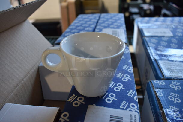 2 Boxes of 12 BRAND NEW Apulum White Ceramic Kafa Tazzina Mugs. 3.5x2.5x2.5. 2 Times Your Bid! - Image 3 of 5