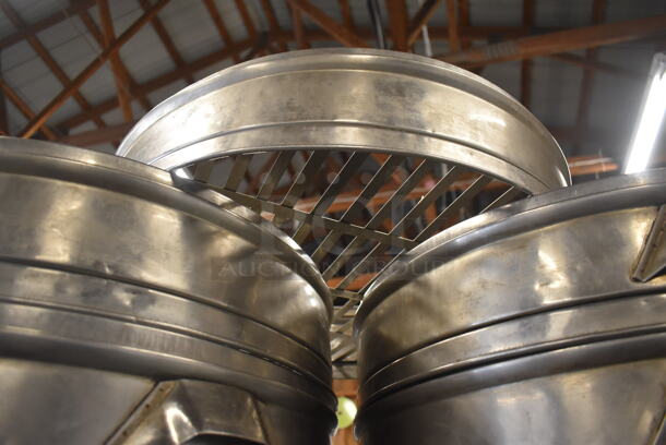 ALL ONE MONEY! Lot of 5 Round Strainers. 23.5x22x5 - Image 4 of 4