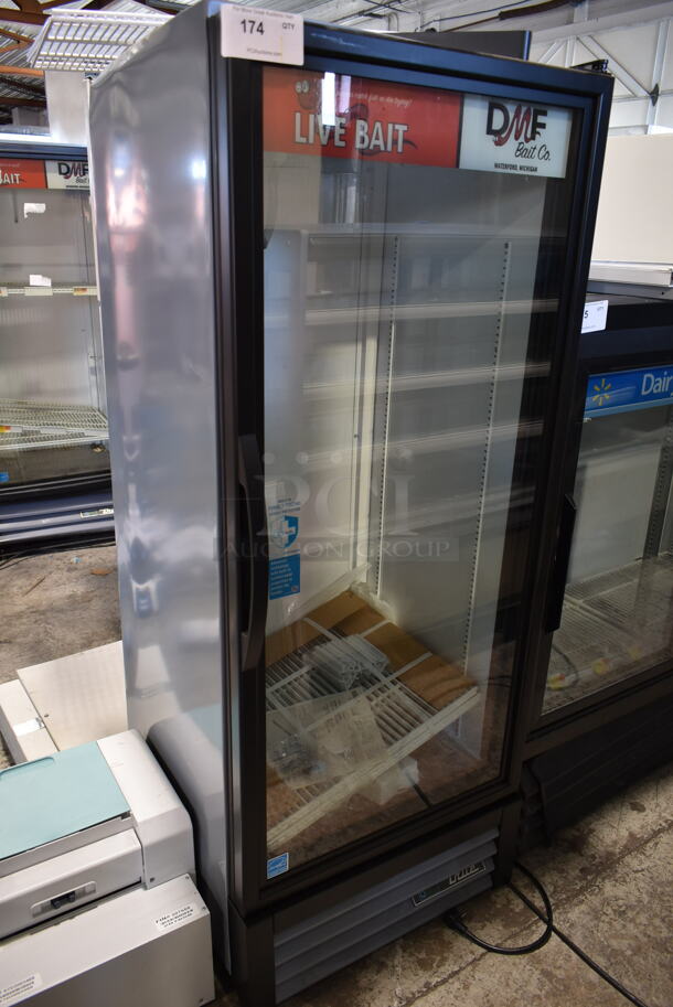 BRAND NEW! 2022 True GDM-12-HC Metal Commercial Single Door Reach In Cooler Merchandiser w/ Poly Coated Racks. 115 Volts, 1 Phase. Tested and Working! - Image 1 of 4
