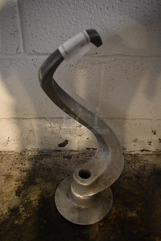 Hobart VMLH 60 Metal Commercial 60 Quart Dough Hook Attachment for Mixer. 10x10x19 - Image 1 of 4