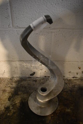 Hobart VMLH 60 Metal Commercial 60 Quart Dough Hook Attachment for Mixer. 10x10x19