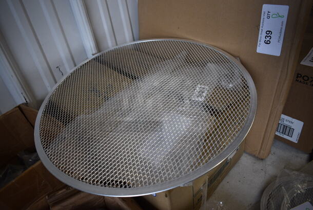 8 BRAND NEW IN BOX! Update PS-18 Metal Round Mesh Pizza Screens. 18x18. 8 Times Your Bid! - Image 2 of 3