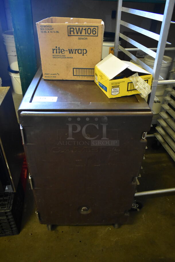 Poly Insulated Food Case on Commercial Casters. (hallway) - Image 1 of 5