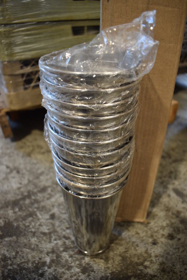 11 BRAND NEW IN BOX! Stainless Steel Mixing Cups. 4x4x7. 11 Times Your Bid!