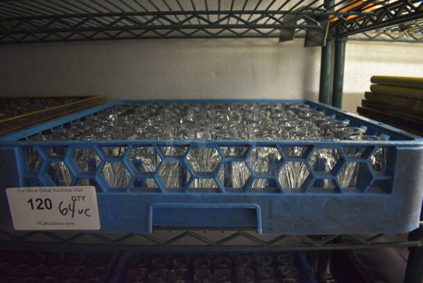64 Shot Glasses in Dish Caddy. 2x2x3. 64 Times Your Bid! (kitchen) - Image 4 of 4