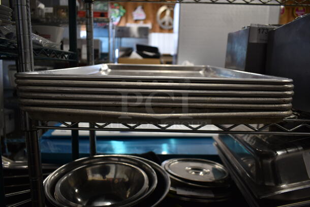 6 Metal Half Size Baking Pans. 6 Times Your Bid! - Image 2 of 3