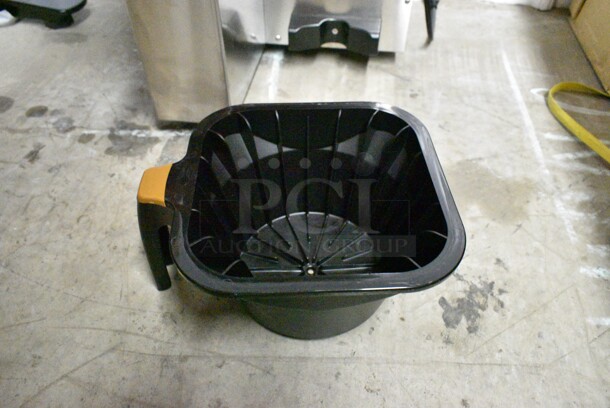 BRAND NEW SCRATCH AND DENT! Fetco CBS-1231 Stainless Steel Plus Series Single Automatic Digital Coffee Brewer With Plastic Brew Basket and Hot Water Dispenser. 120 Volts, 1 Phase.  - Image 8 of 10