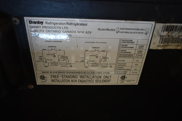 Danby DAR195BL Metal Mini Cooler. 115 Volts, 1 Phase. Tested and Working! - Image 4 of 4