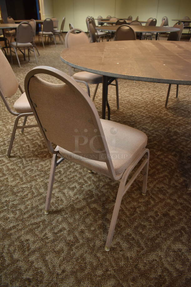 43 Metal Stackable Banquet Dining Height Chairs. 43 Times Your Bid! BUYER MUST REMOVE. (ballroom #2) - Image 4 of 4