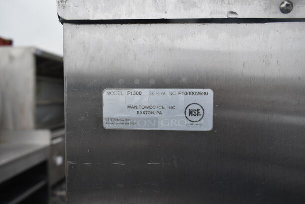 Manitowoc KYT-700A-261 Stainless Steel Commercial Ice Head on Manitowoc F1300 Stainless Steel Commercial Ice Bin. 208-230 Volts, 1 Phase. - Image 9 of 9