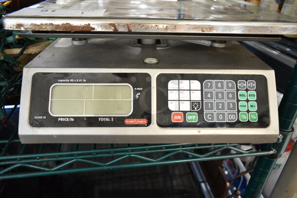 Torrey L-PC Metal Countertop Scale. Tested and Working! - Image 4 of 6