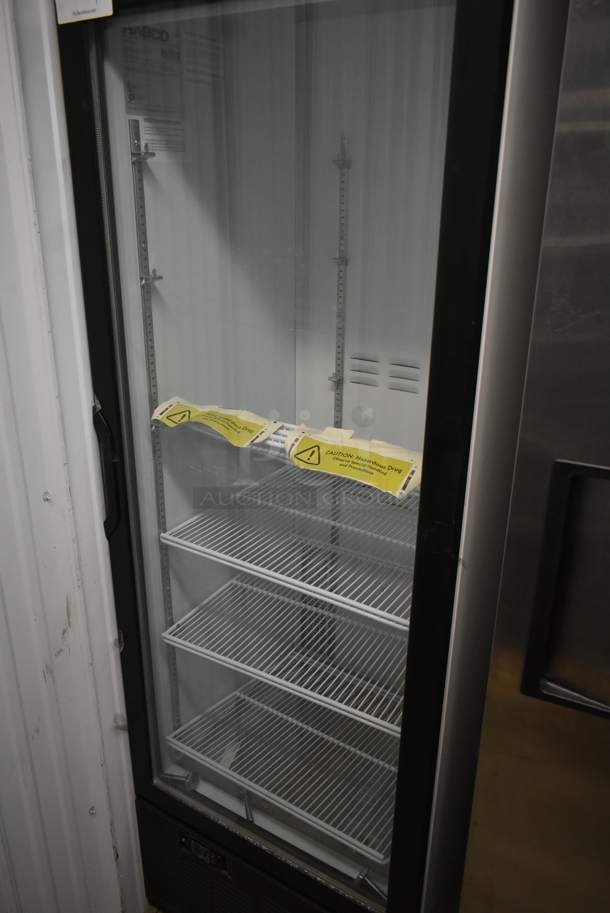 2019 Habco SE18 Metal Commercial Single Door Reach In Cooler Merchandiser w/ Poly Coated Racks. 115 Volts, 1 Phase. Tested and Working! - Image 2 of 4