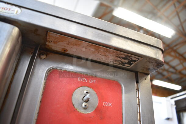 Blodgett Model CTB-1 Stainless Steel Commercial Countertop Electric Powered Half Size Convection Oven w/ Metal Oven Racks and Thermostatic Controls. 208-220 Volts, 3 Phase. 30.5x25.5x25.5 - Image 5 of 8