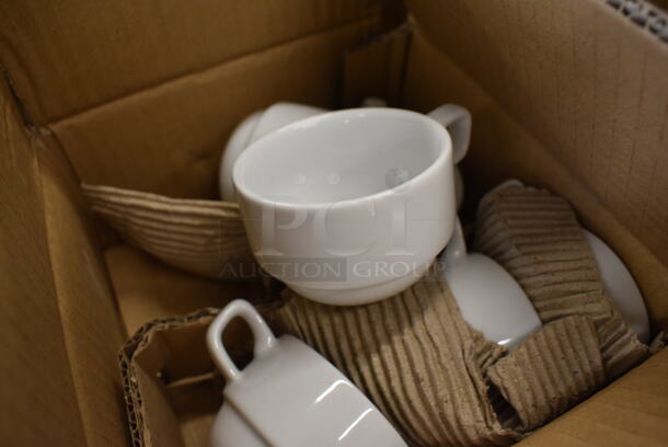 72 BRAND NEW IN BOX! Sant Andrea White Ceramic Mugs. 3.5x2.75x2. 72 Times Your Bid! - Image 2 of 3